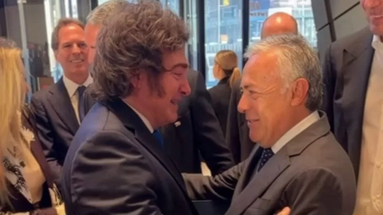 Javier Milei y Alfredo Cornejo se encontraron nuevamente en Nueva York. 