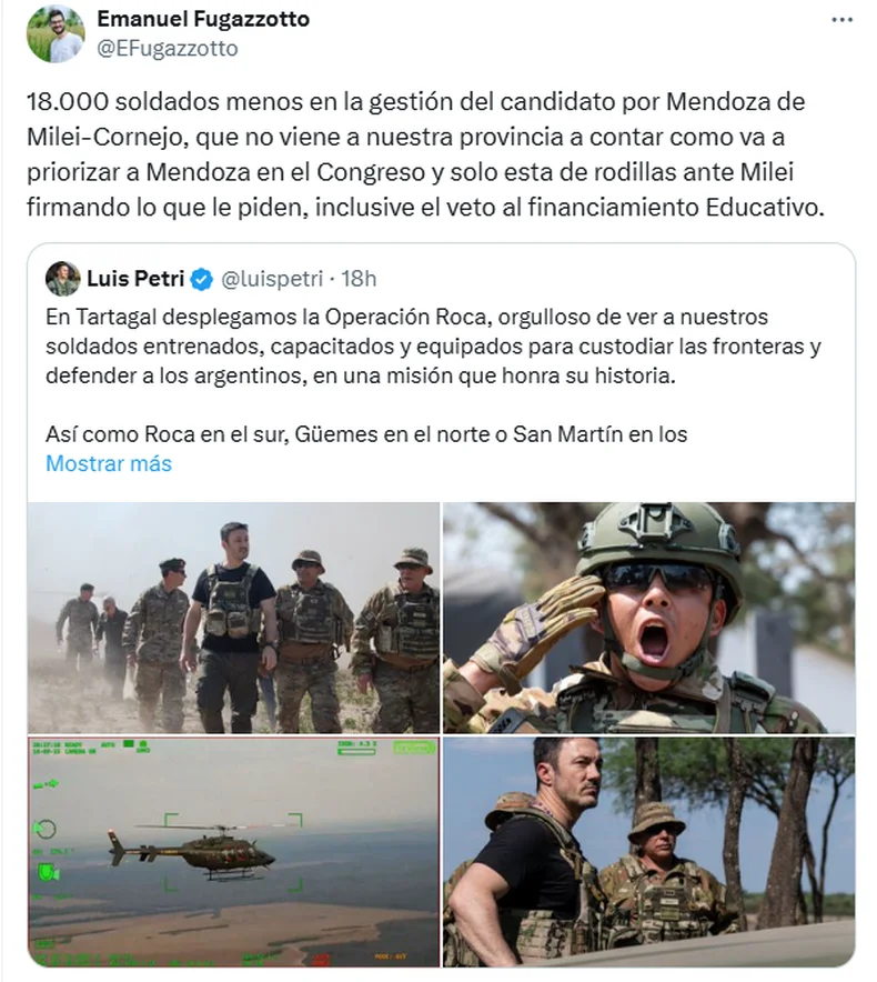 Emanuel Fugazzotto, del Partido Verde, fue uno de los diputados de la oposici&oacute;n que carg&oacute; contra Petri.&nbsp;