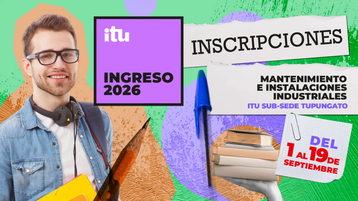 Valle de Uco: último día para inscribirse a la Tecnicatura en Mantenimiento que brinda el ITU
