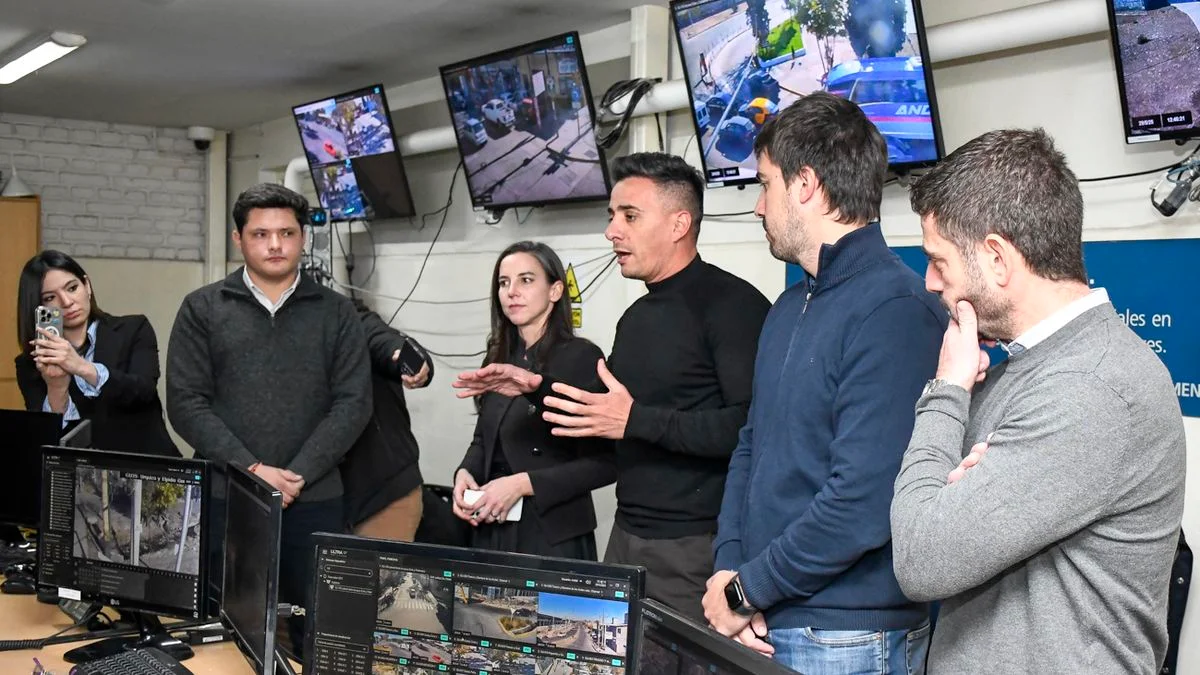 Guaymallén unifica su centro de monitoreo con la Policía para reforzar la seguridad