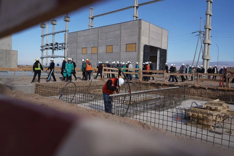 Las primeras estructuras est&aacute;n montadas en Las Heras.&nbsp;