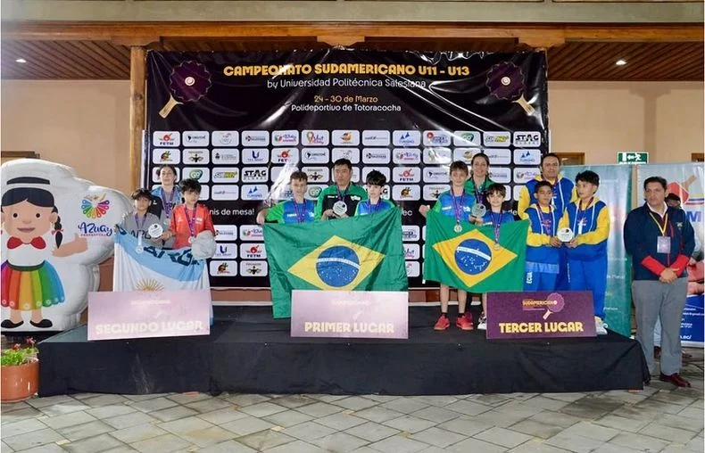 Otra gran actuación de la Selección argentina de tenis de mesa.