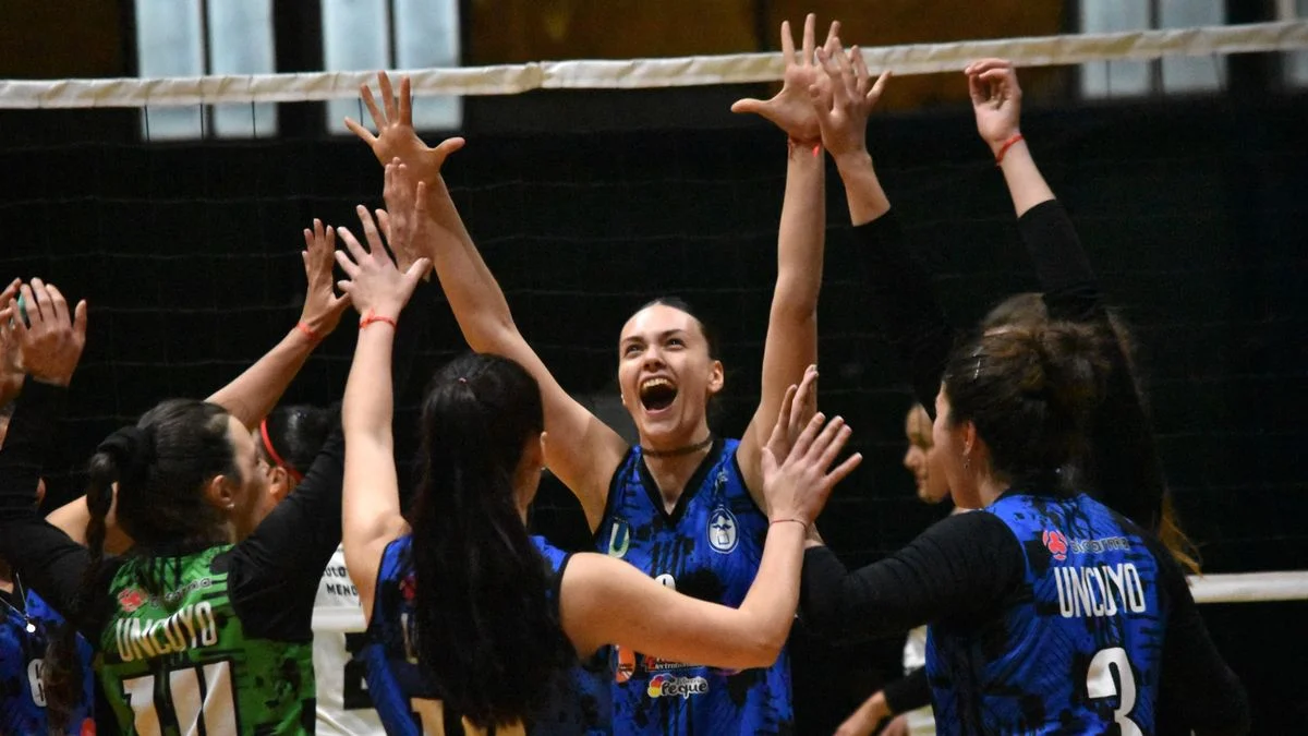 Universidad Nacional de Cuyo se coronó campeón del Apertura de vóley