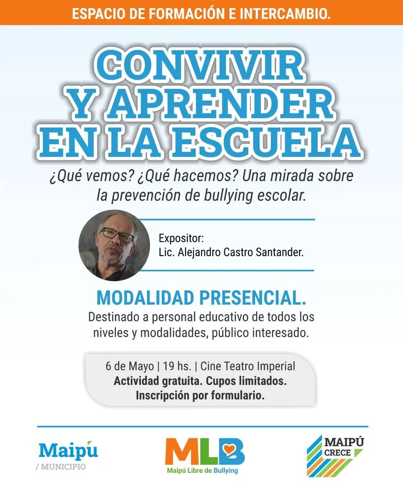El fluyer con la invitaci&oacute;n a la charla que organiza el municipio.&nbsp;