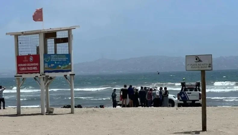 Busqueda de adolescente argentino en el mar de Chile