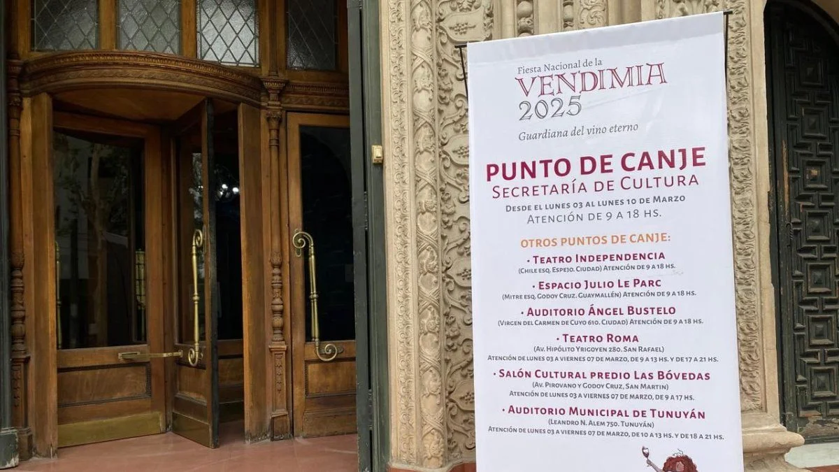Fiesta Nacional de la Vendimia 2025: comenzó el canje de entradas