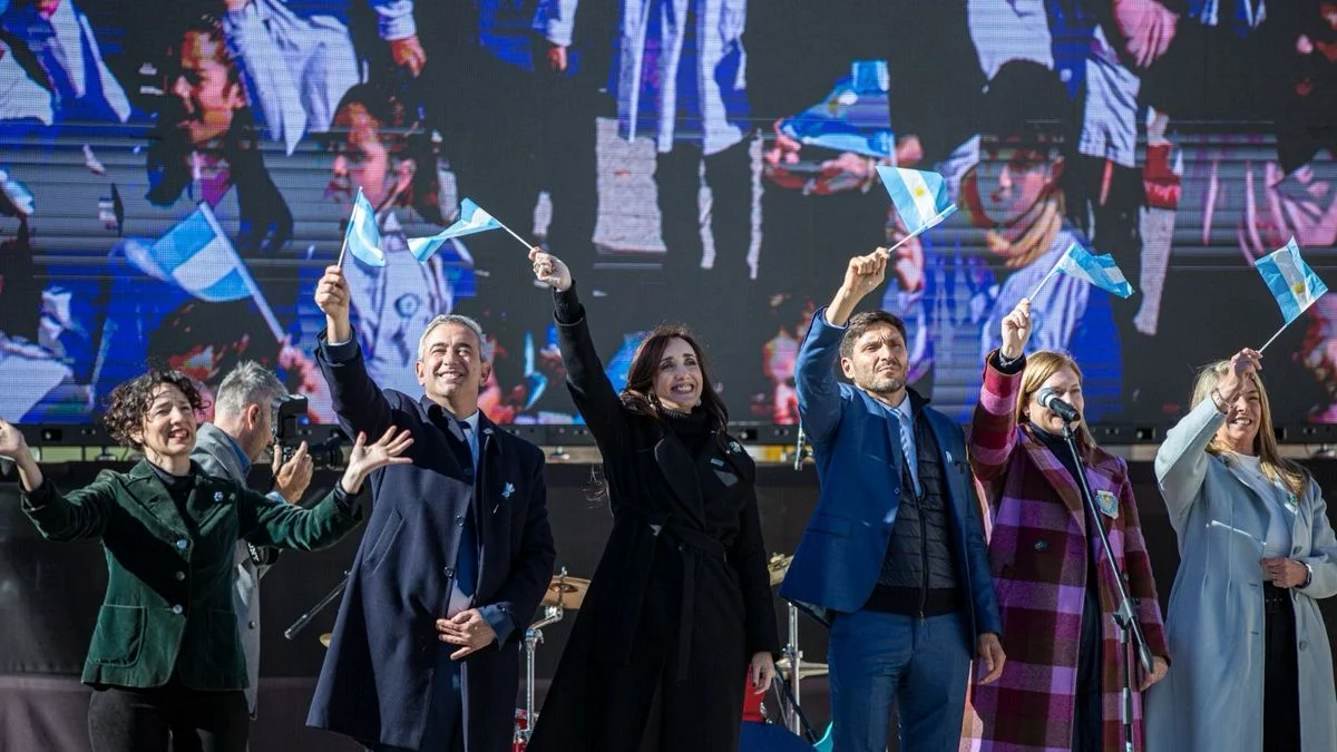 La crítica de Victoria Villarruel a Javier Milei por los actos en el Día de la Bandera