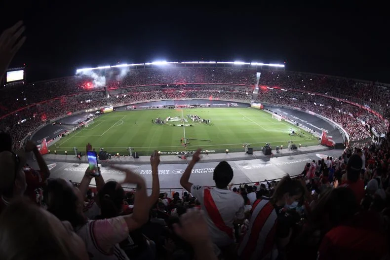 El estadio Monumental, la casa de River.