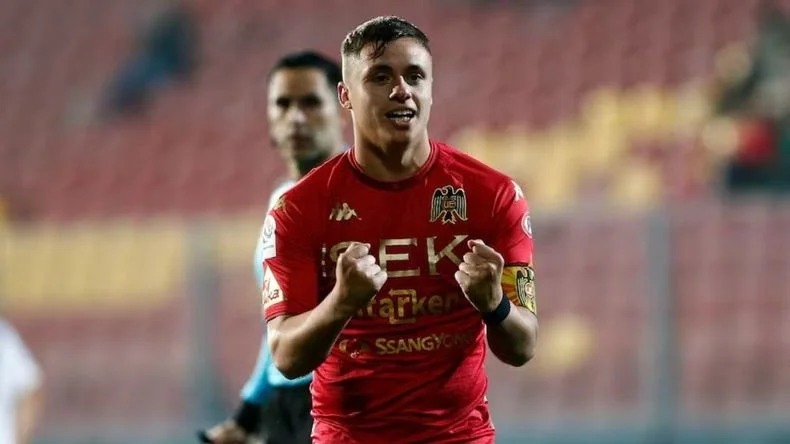 Bastian Jean Paul Y&aacute;&ntilde;ez, el delantero que llega a Godoy Cruz.