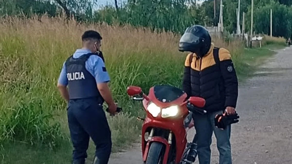 Operativo de la Policía en San Rafael: tres detenidos, seis motos secuestradas y 10 actas viales