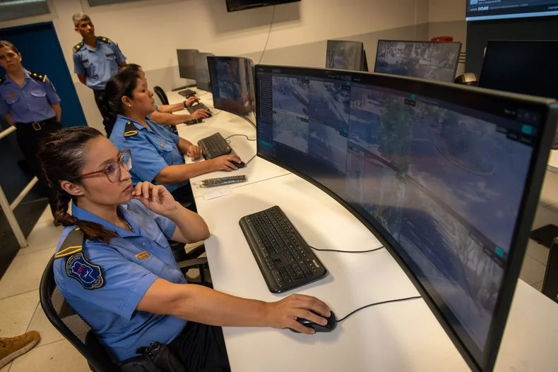 Detuvieron al agresor de la mujer.