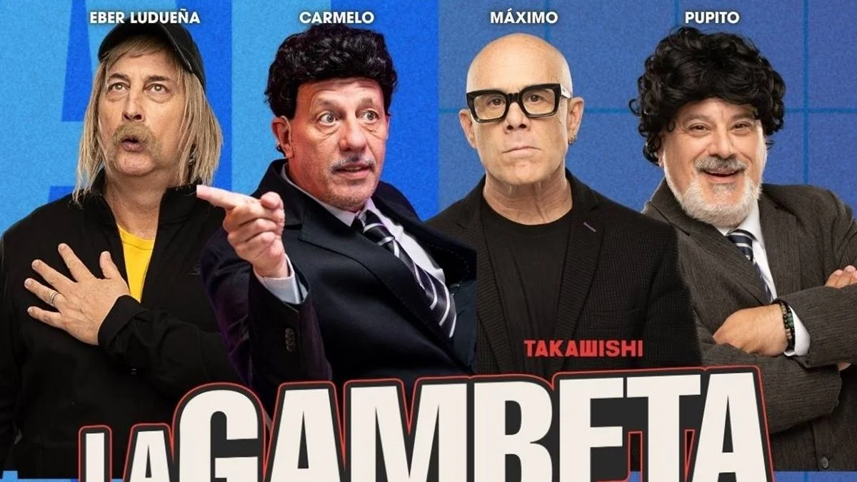 Todo el humor de La Gambeta en Mendoza: Eber Ludueña, Yayo, Martín Vázquez y Pichu