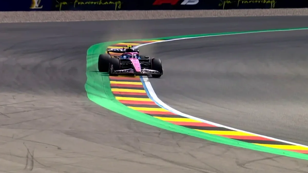 Franco Colapinto no logró superar la Q1 y largará 17° en la carrera del Gran Premio de Bélgica