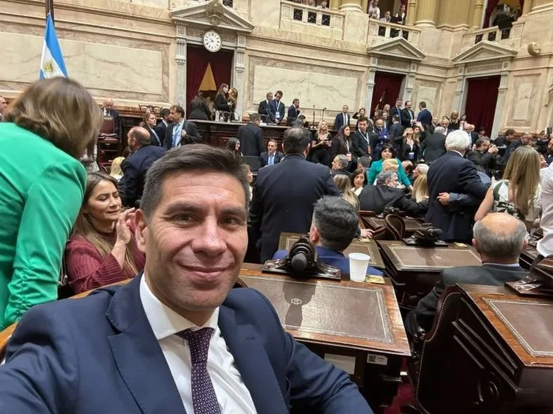 El diputado nacional Facundo Correa Llano, jefe pol&iacute;tico de David Litvinchuk, a cargo del PAMI en Mendoza.