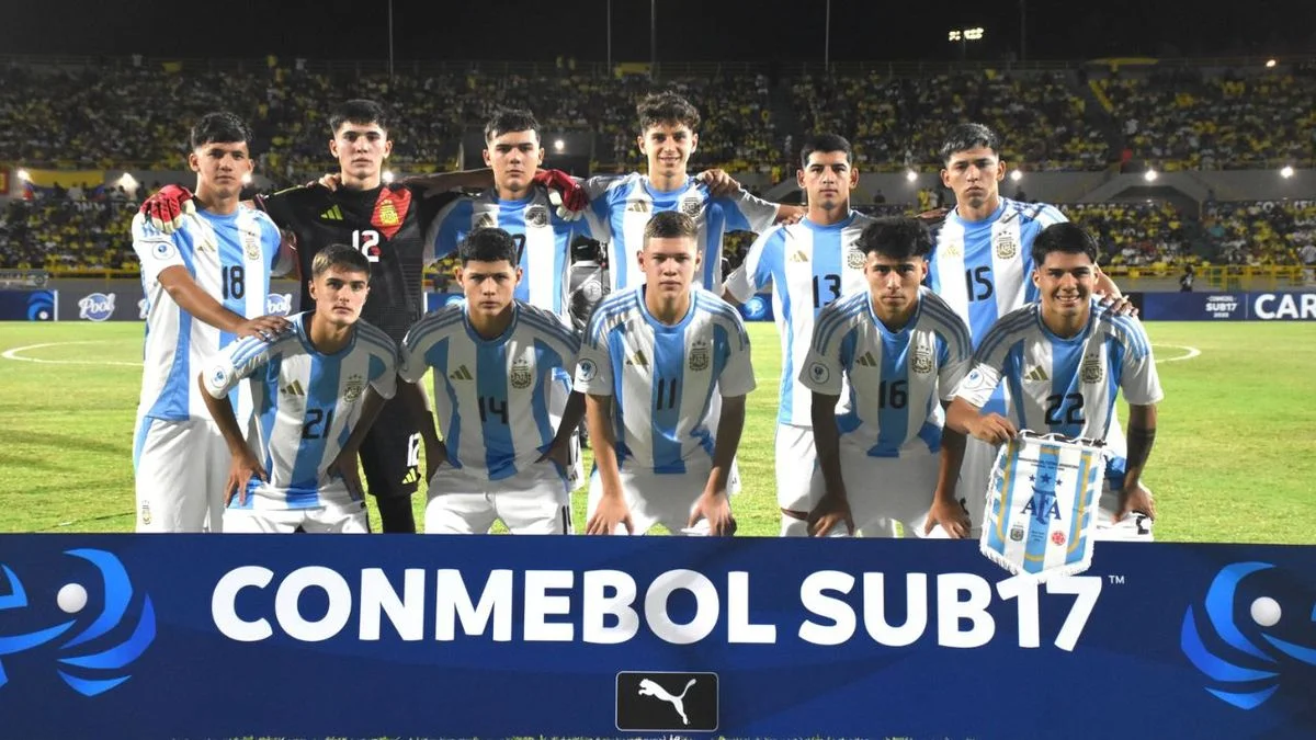 La Selección argentina Sub 17 juega con Bolivia y va por una victoria que lo clasifique al Mundial de Qatar