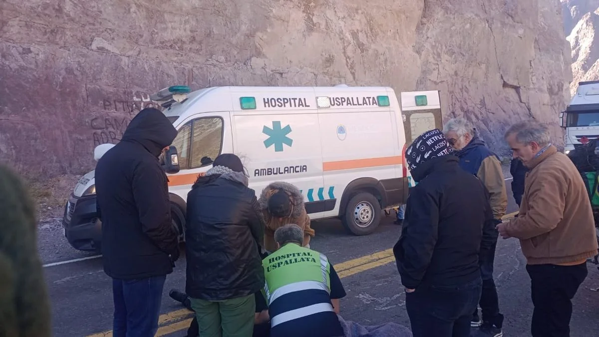 Accidente en alta montaña obligó al corte total de la Ruta 7 por más de una hora