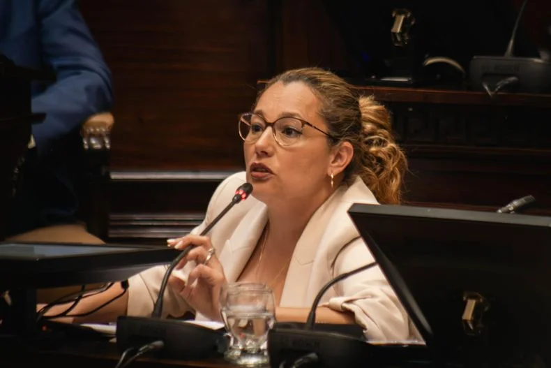Adriana Cano, jefa de bloque del PJ en el Senado.&nbsp;