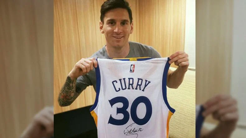 La estrella de la NBA, Stephen Curry ba&ntilde;o de elogios a Messi.