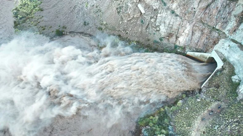 El Gobierno indicó que no hubo incidentes en los trabajos realizados en Potrerillos. 
