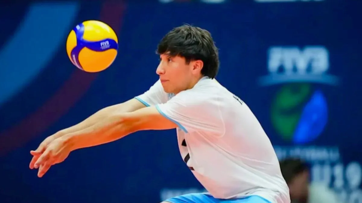 Vóley: con Valentín Yapura, la Selección argentina buscará el noveno puesto en el Mundial U19