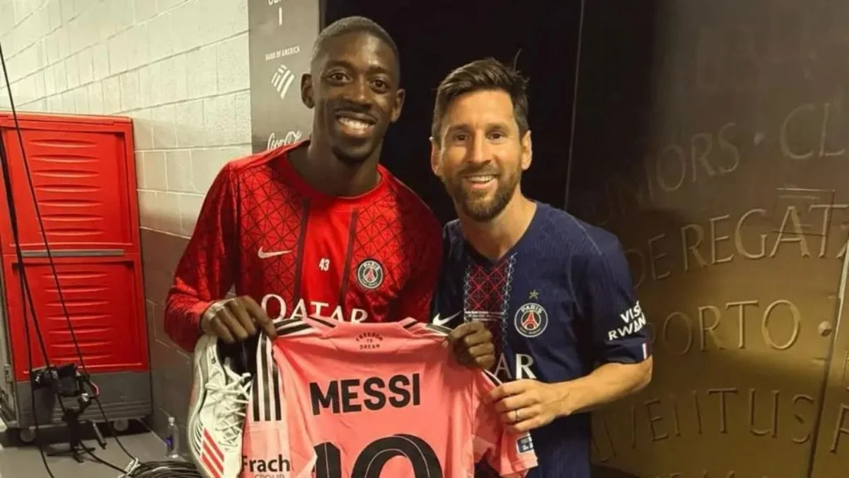 Balón de Oro: Lionel Messi y Ousmane Dembélé, protagonistas de uno de los cruces más virales de la historia