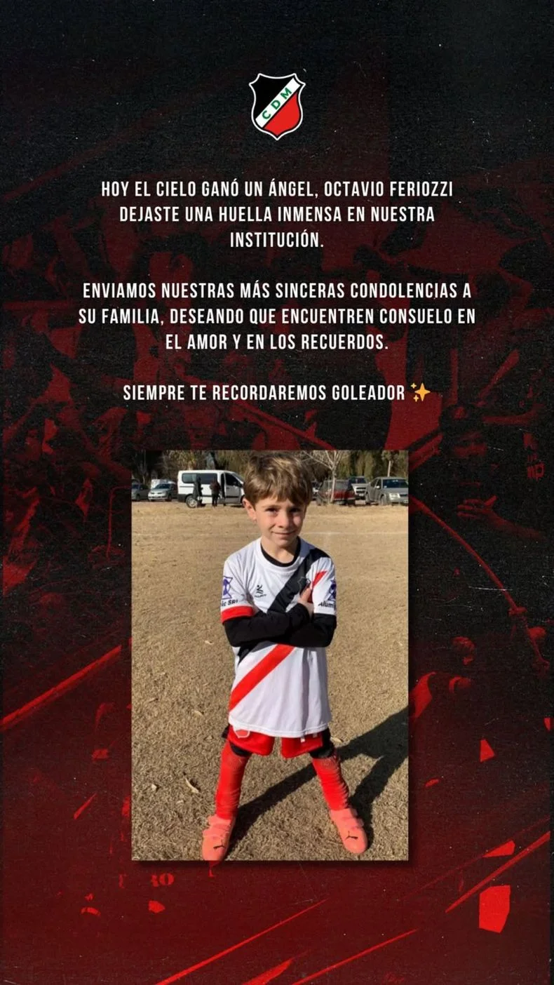 El ni&ntilde;o de seis a&ntilde;os practicaba deporte en el Club Deportivo Maip&uacute;.&nbsp;