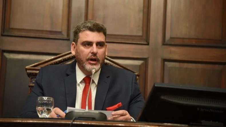 Martín Kerchner, presidente provisional del Senado.