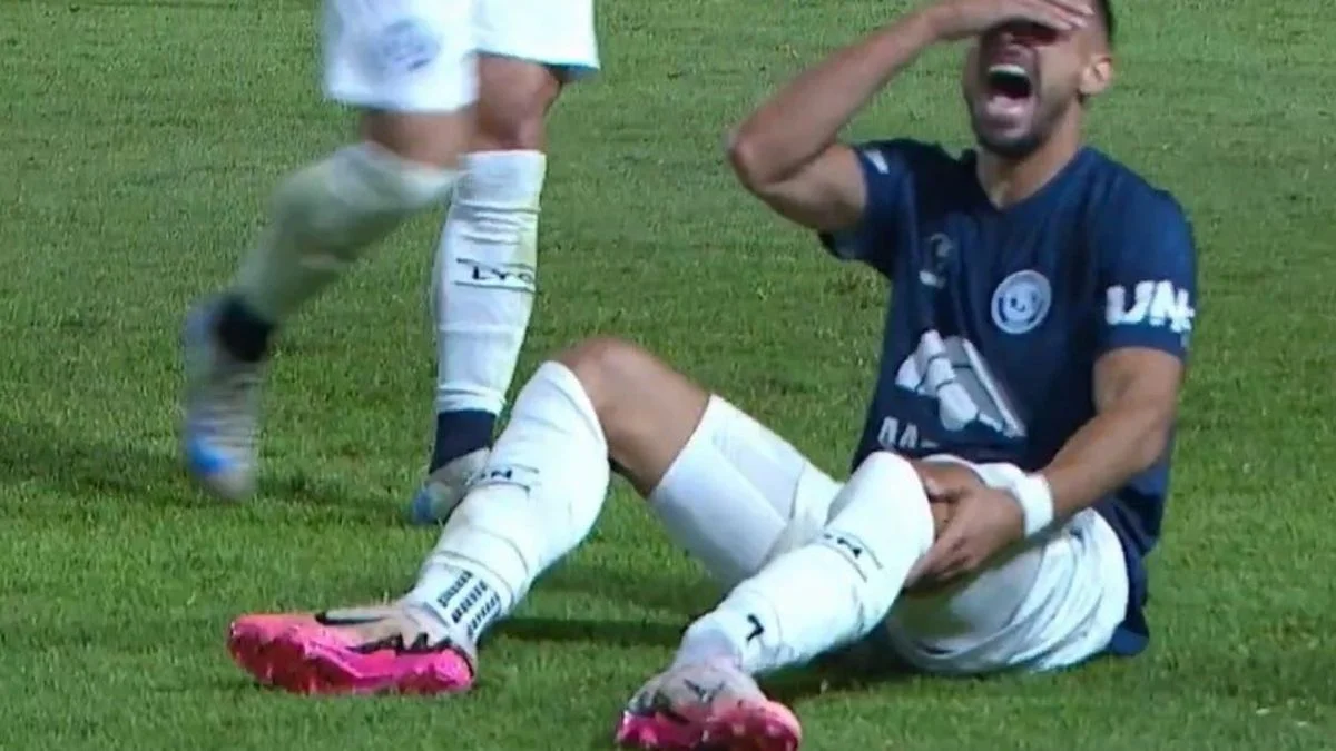 La tremenda lesión que sufrió un jugador de Independiente Rivadavia