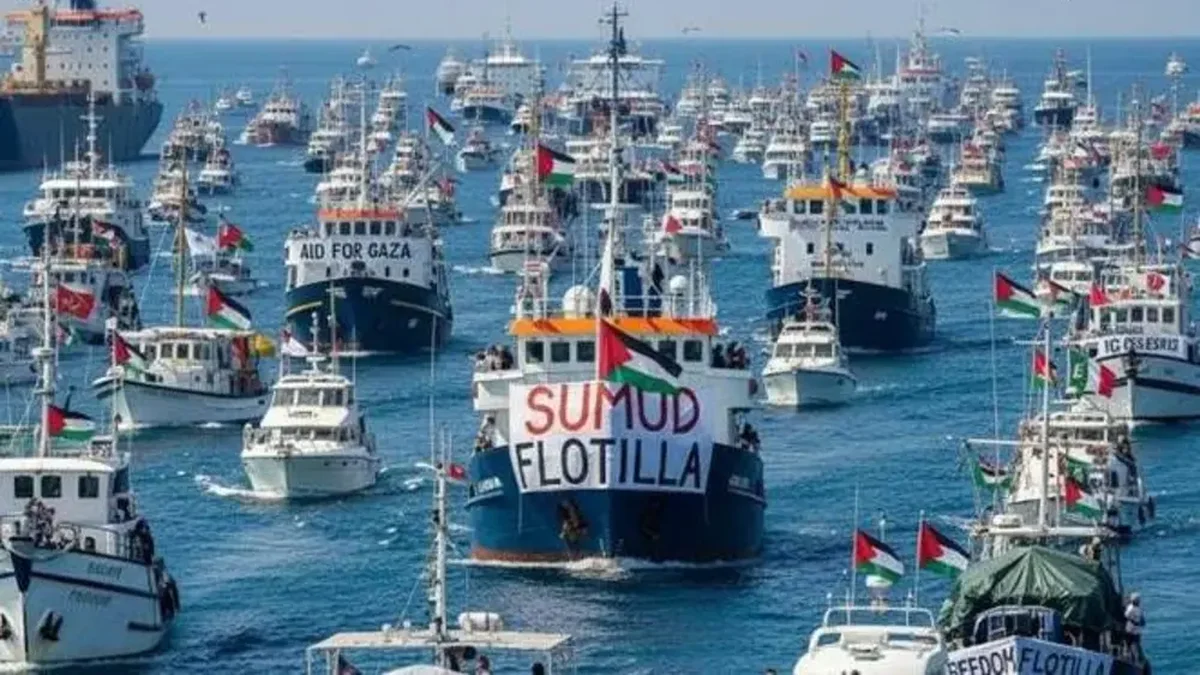 Repudio mundial a Israel por el abordaje de sus marinos a la Flotilla Global Sumud, que lleva ayuda a Gaza