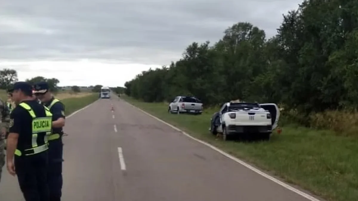 Conmoción en La Pampa por la muerte de intendente en un accidente cuando viajaba con su familia