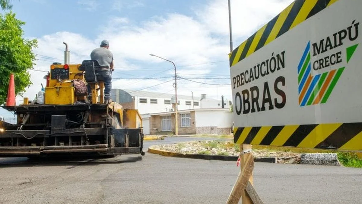 Maipú inicia obras de asfaltado en julio y anticipa cortes de tránsito en zonas clave del departamento
