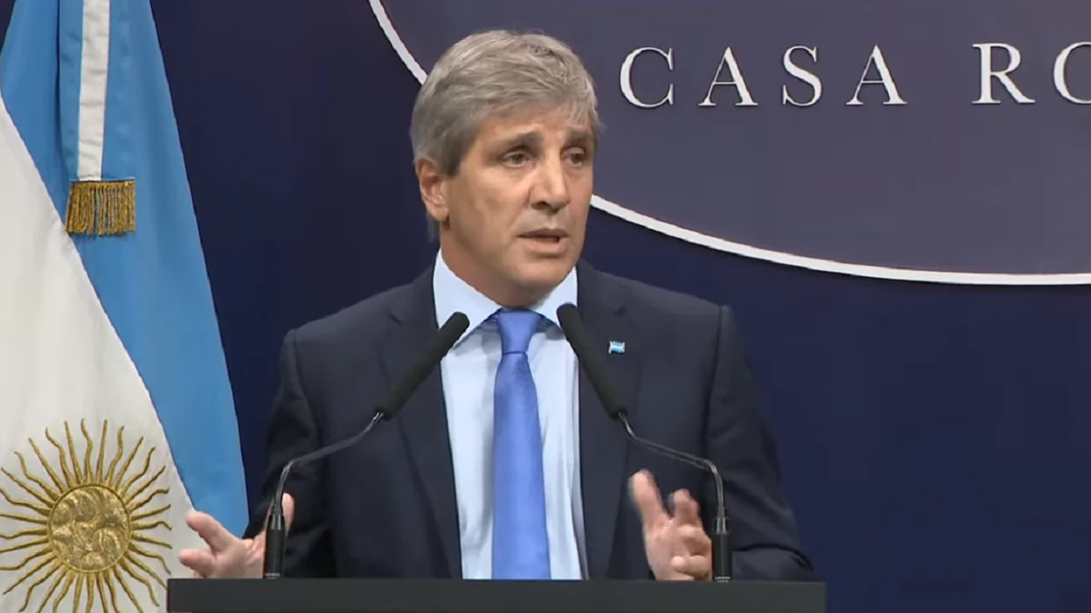 Caputo confirmó el fin del cepo cambiario y que el dólar oficial flotará entre $1.000 y $1.400