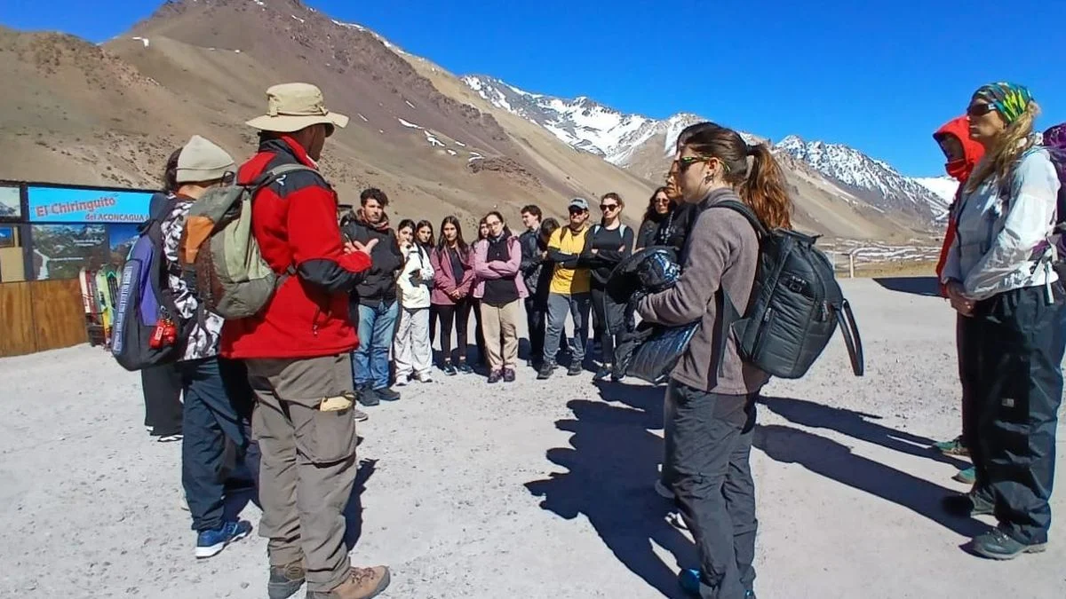 Estudiantes de la UNCuyo diseñan propuestas de turismo accesible en el Parque Aconcagua
