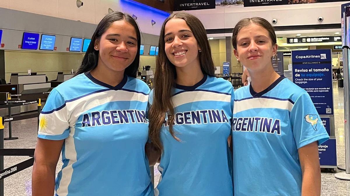 Tres mendocinas jugarán el Panamericano de sóftbol U15 en México