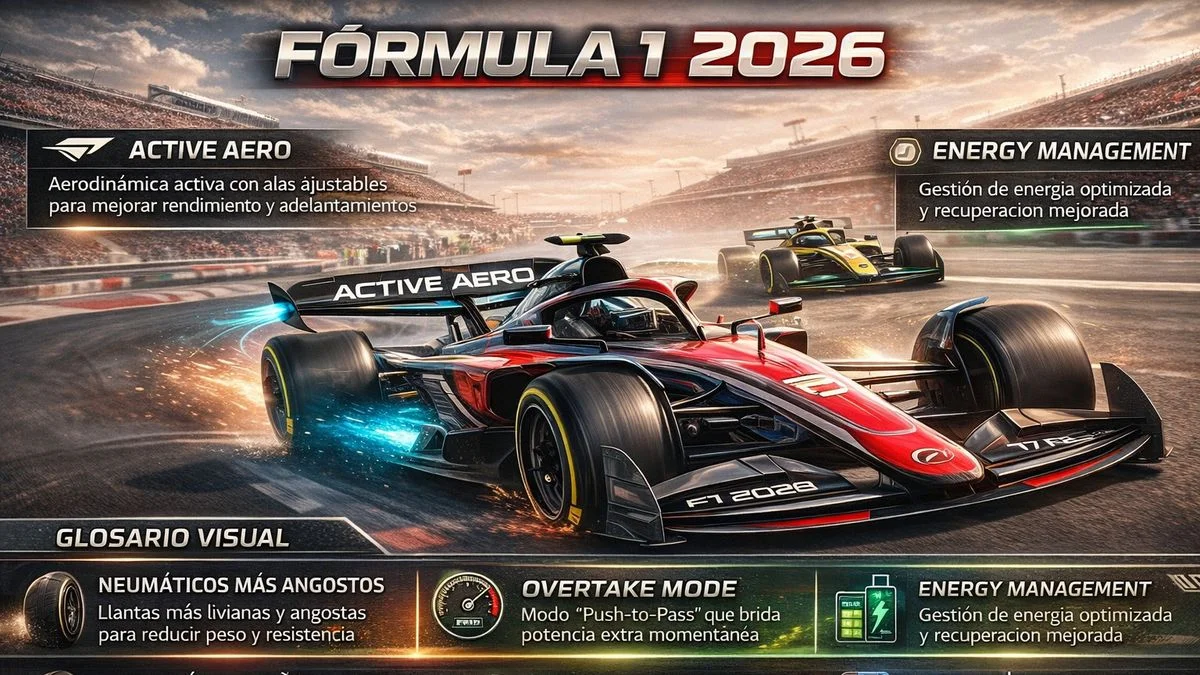 Manual de supervivencia F1 2026: los 10 términos que tenés que saber para no quedar como un principiante