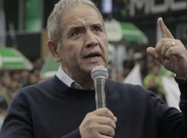 Sergio Palazzo, de La Bancaria, se pronunció contra la reforma laboral. 