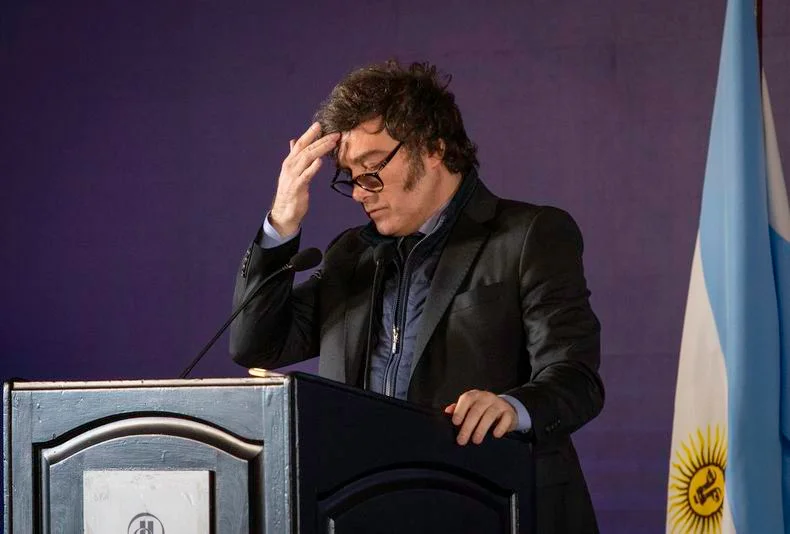 Javier Milei trató de 
