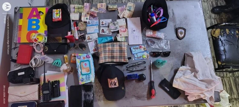 Parte de los elementos secuestrado en San Mart&iacute;n