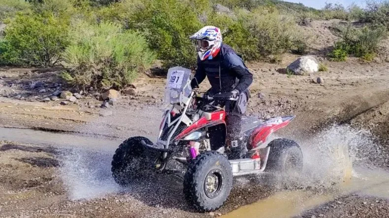 Isidro Fernández, ganador de Quads Rally Raid.