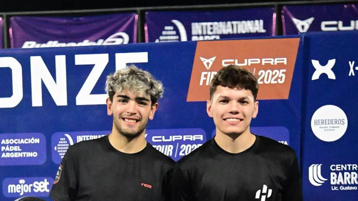 El Fip Padel Bronze de Mendoza tuvo triunfo de Núñez y Kviatkovski