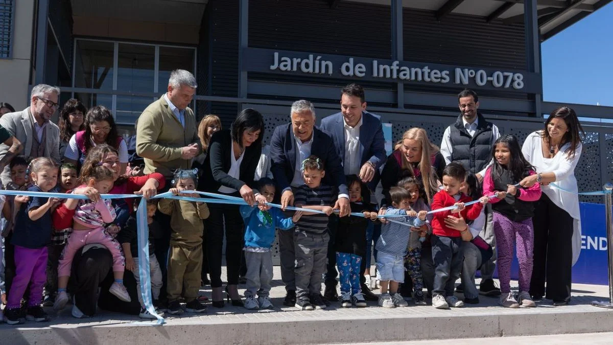 Mendoza inauguró un jardín de infantes que la Nación abandonó en 2019