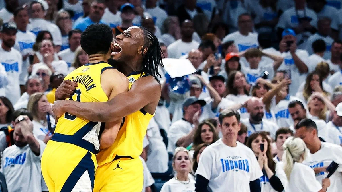 NBA: en un final infartante, Indiana Pacers se quedó con la primera final ante Oklahoma City Thunder