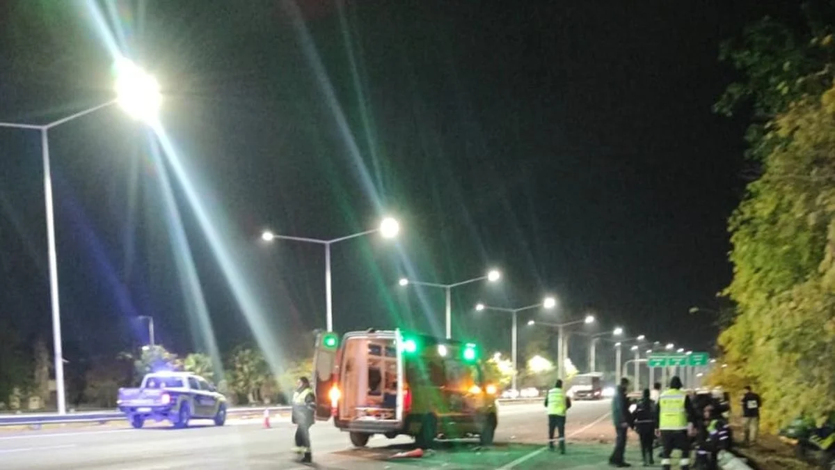 Murió la agente de tránsito atropellada por un camión en el Acceso Sur