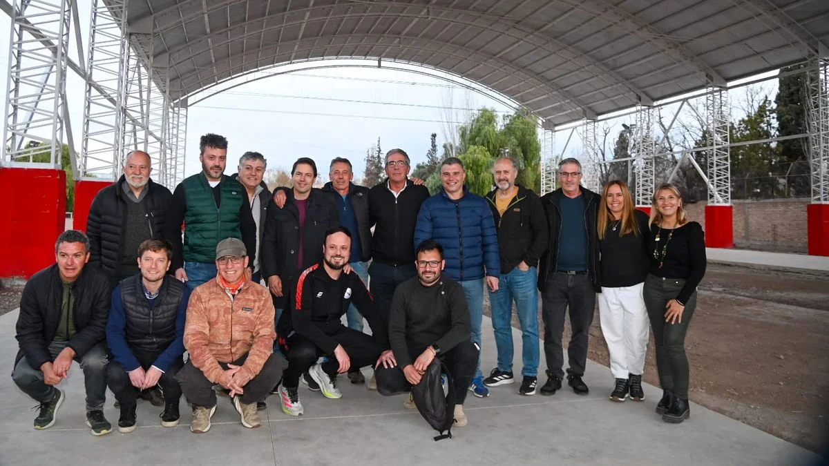 Avanza el micro estadio en Obras Sanitarias: cuál fue el aporte que anunció la Municipalidad de Godoy Cruz