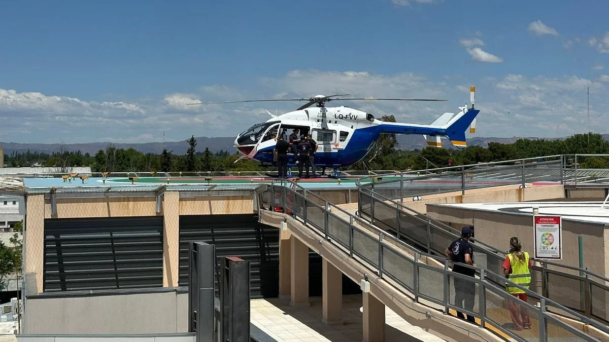 Un bebé fue trasladado desde el hospital de San Rafael al Notti con graves quemaduras en su cuerpo