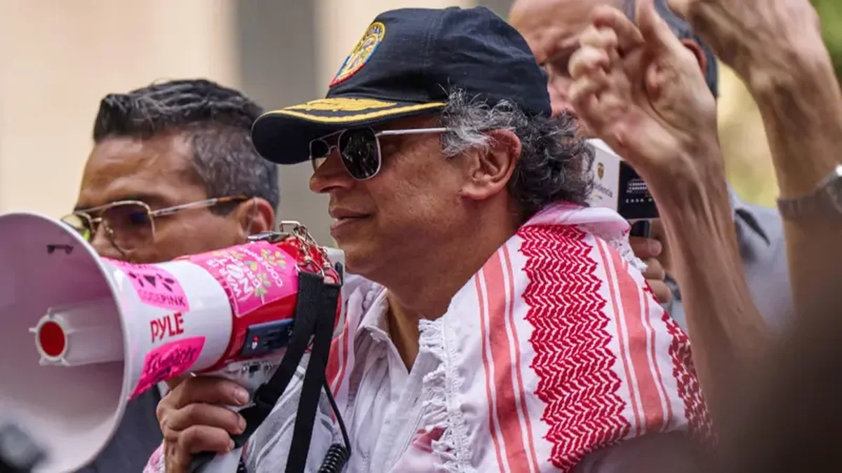 Trump le quitó la visa al presidente de Colombia por protestar contra la masacre de palestinos en Gaza
