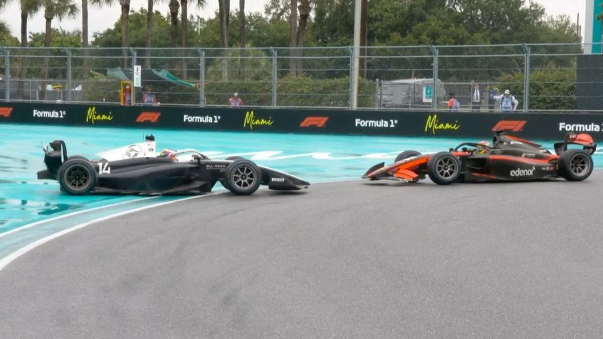 Nicolás Varrone se quedó masticando bronca en Miami: un error bajo la lluvia lo dejó fuera del Top 10 de la F2