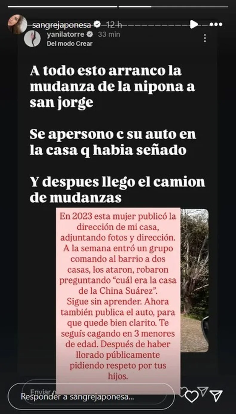 El ida y vuelta de la China Su&aacute;rez y Yanina Latorre