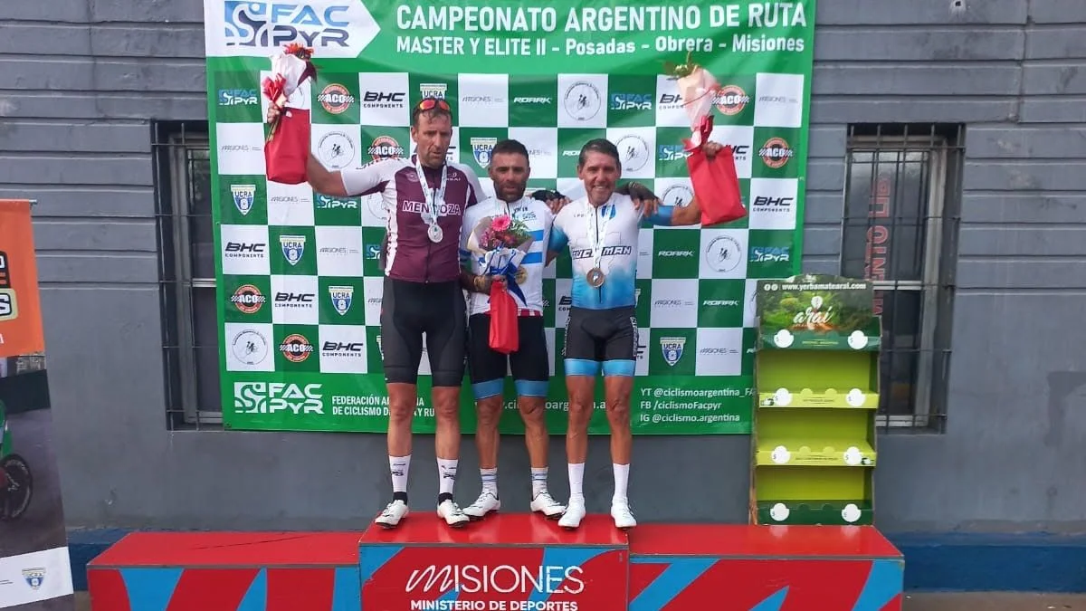 Ciclismo: un mendocino brilló en el Argentino de Misiones
