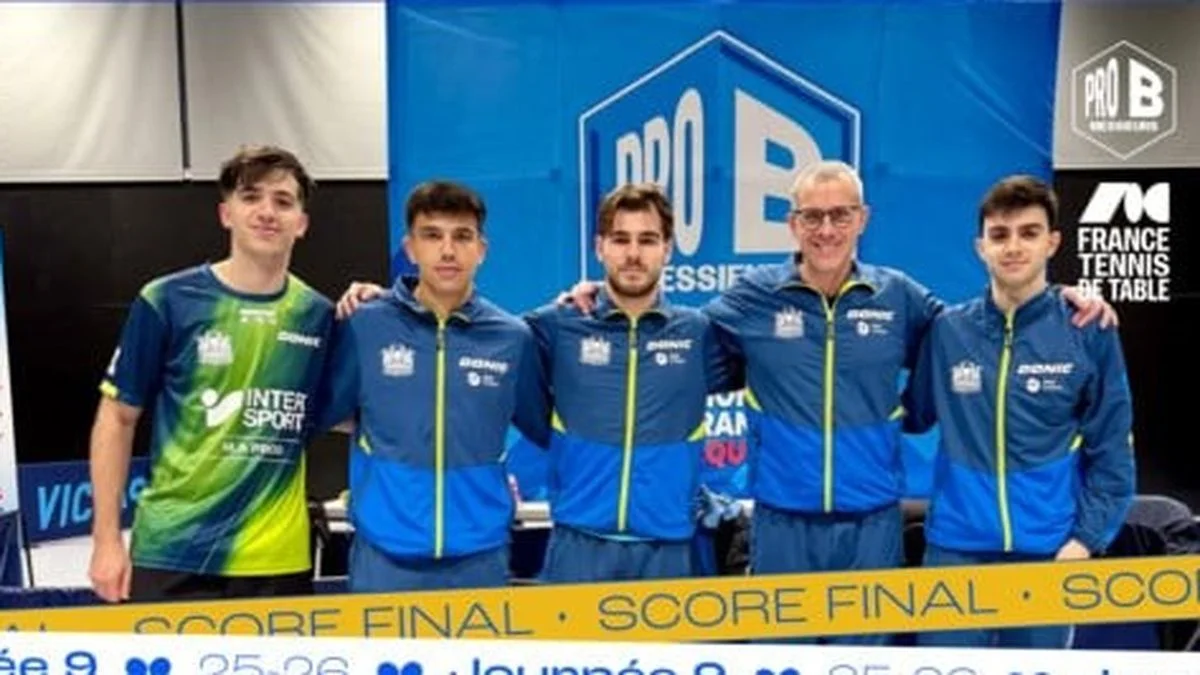 Tenis de mesa en Francia: el mendocino Santiago Lorenzo tuvo una buena performance en la Liga Pro B